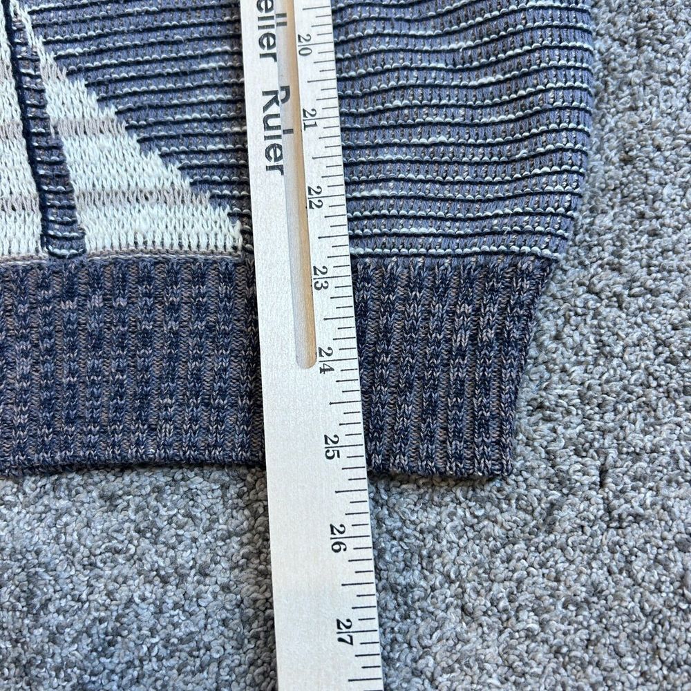 Vintage Bachrach Sweater Womens Brown Fair Isle Yacht Knit Hippie‎ Boho Grandma - Picture 8 of 10